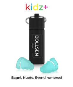 Kidz+ Tappi per le orecchie per bambini - Bagni, Nuoto, eventi rumorosi