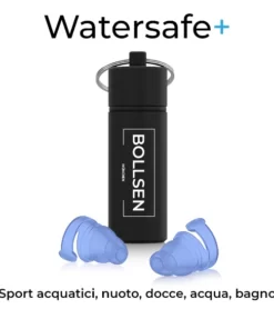 Tappi per le orecchie Watersafe+ - Sport acquatici, nuoto, docce, bagni